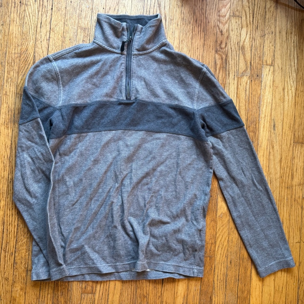 Banana Republic Heather Gray Knit Top